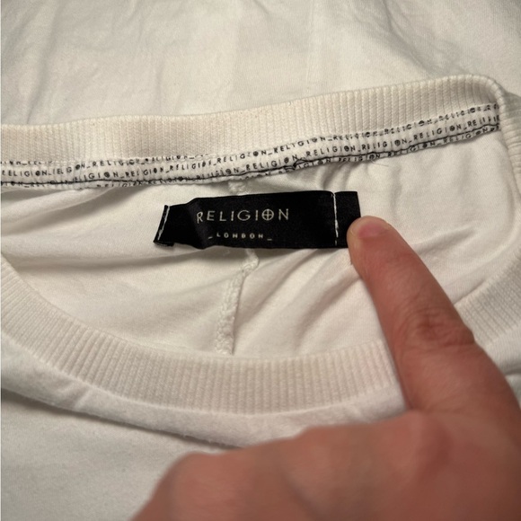 Religion London Men Skull Tee Sz Lg (est) EUC - Picture 7 of 7